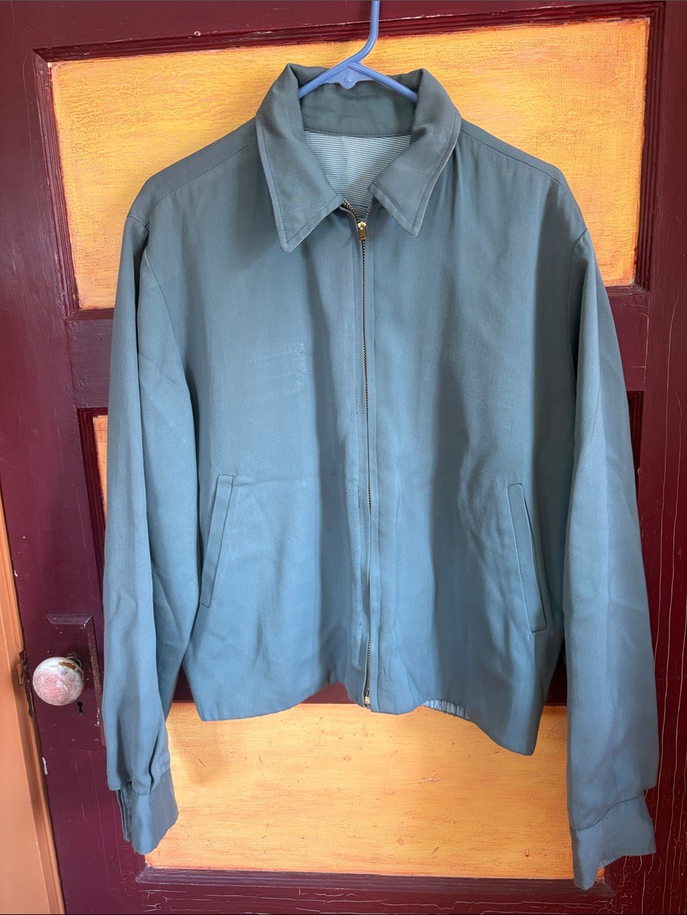 vi rage 50’s Men’s Reversible Gabardine Zipped Jacket
